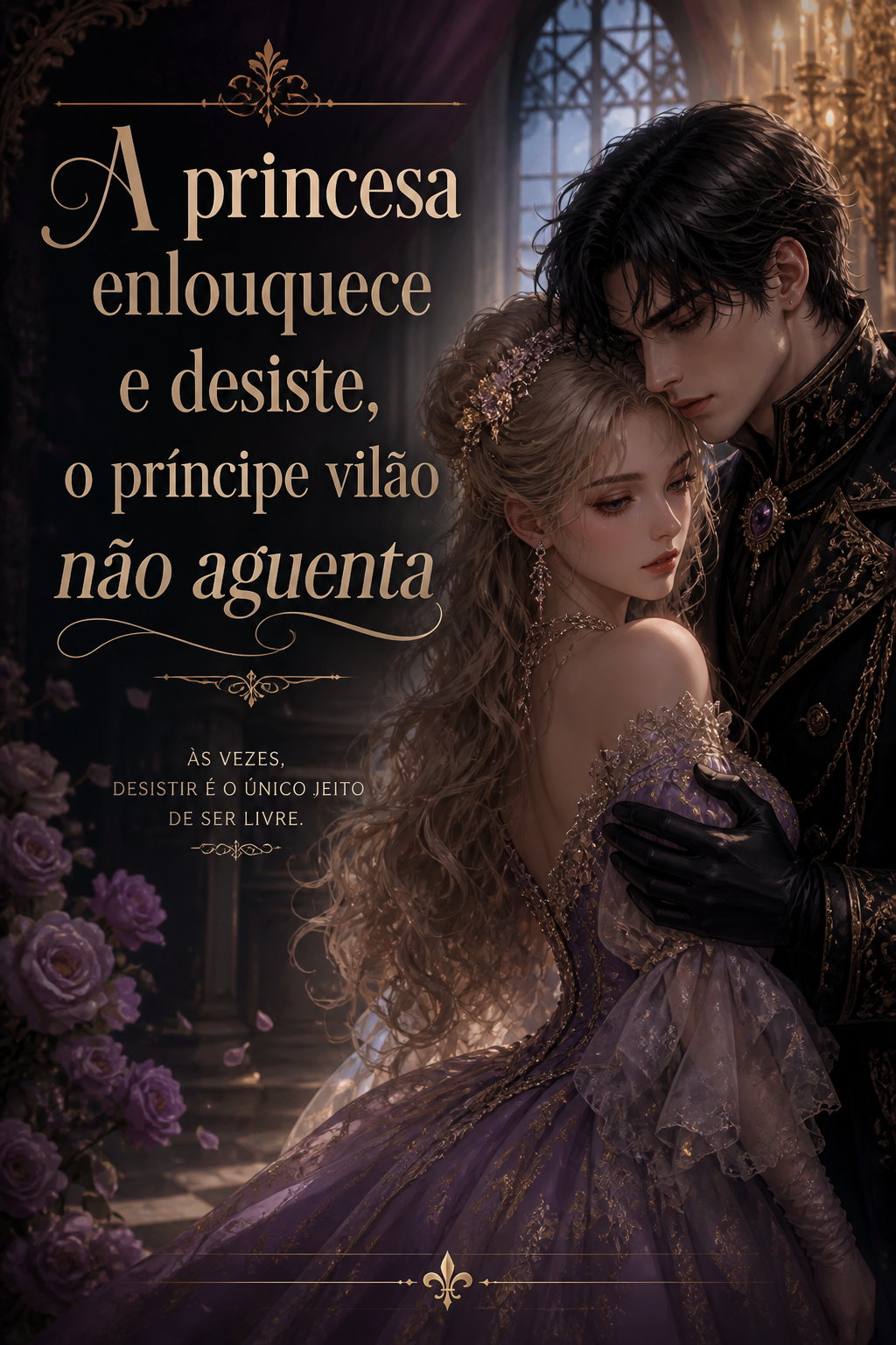A princesa enlouquece e desiste, o príncipe vilão não aguenta