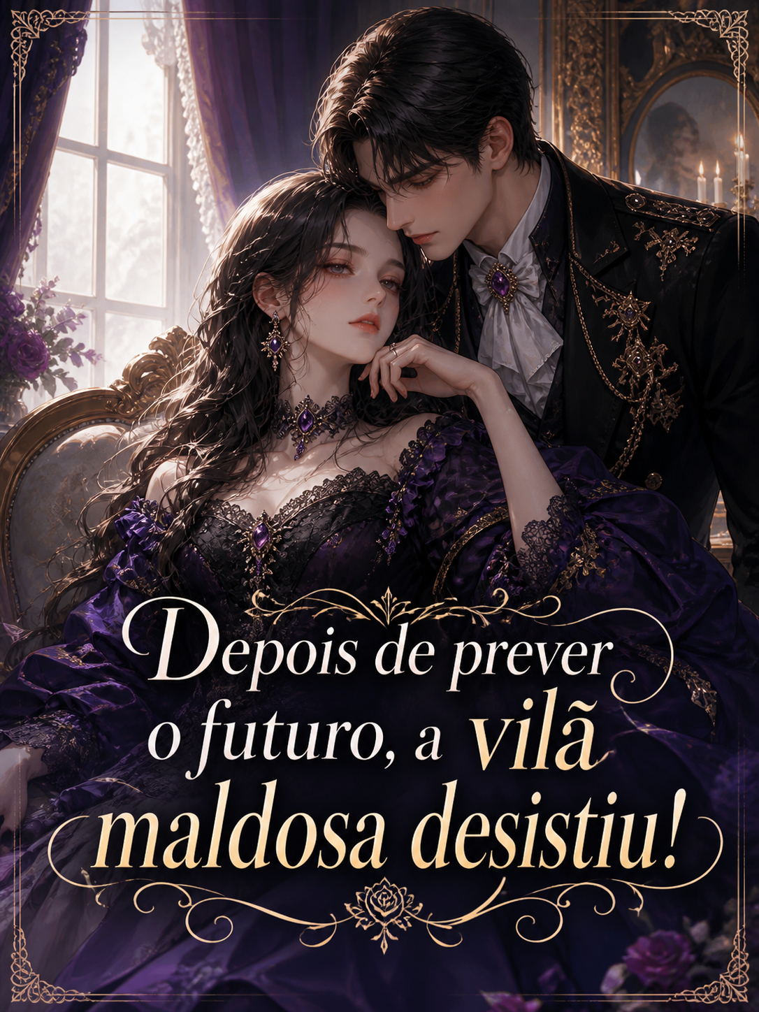 Depois de prever o futuro, a vilã maldosa desistiu!
