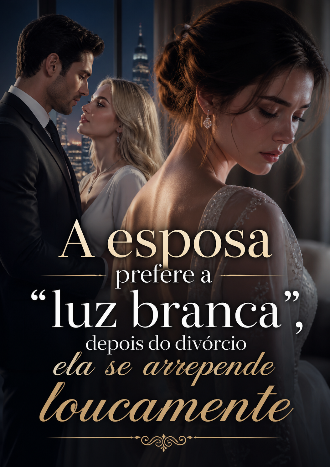 A esposa prefere a "luz branca", depois do divórcio ela se arrepende loucamente